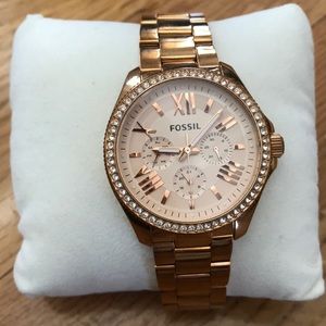 Rose Gold Fossil ‘Scarlette’ Watch